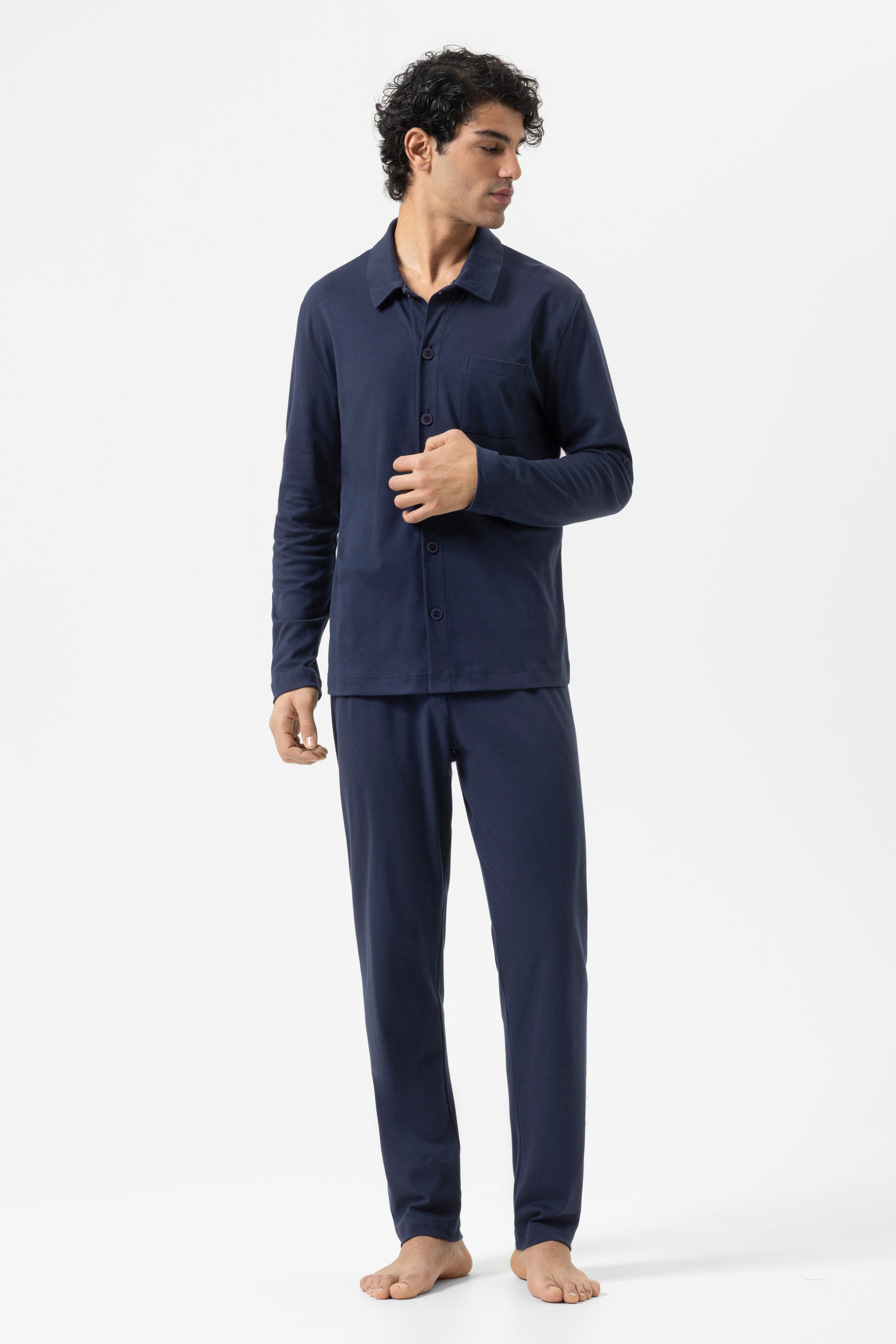 Schlafanzug Serie Pure Night Yacht Blue von mey