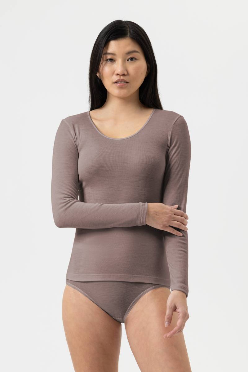 Shirt langarm Serie Exquisite Milk`n Coffee von mey