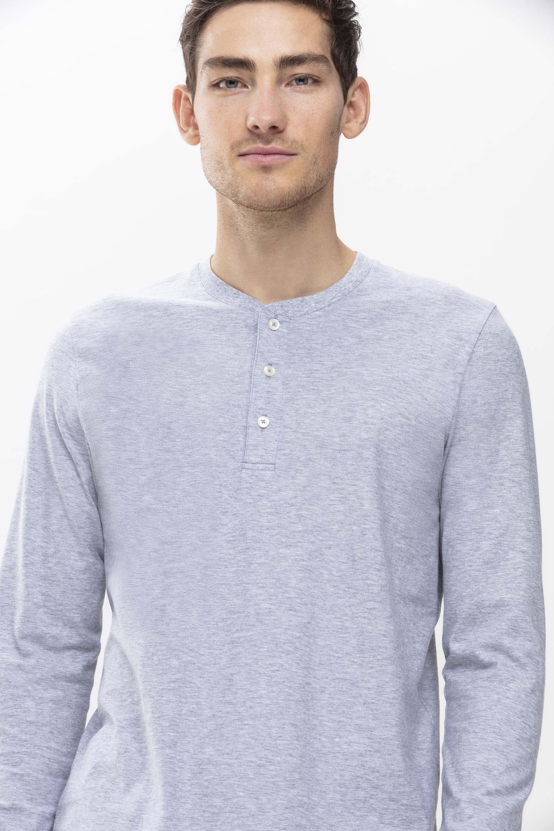 Shirt Serie Ringwood Light Grey Melange von mey