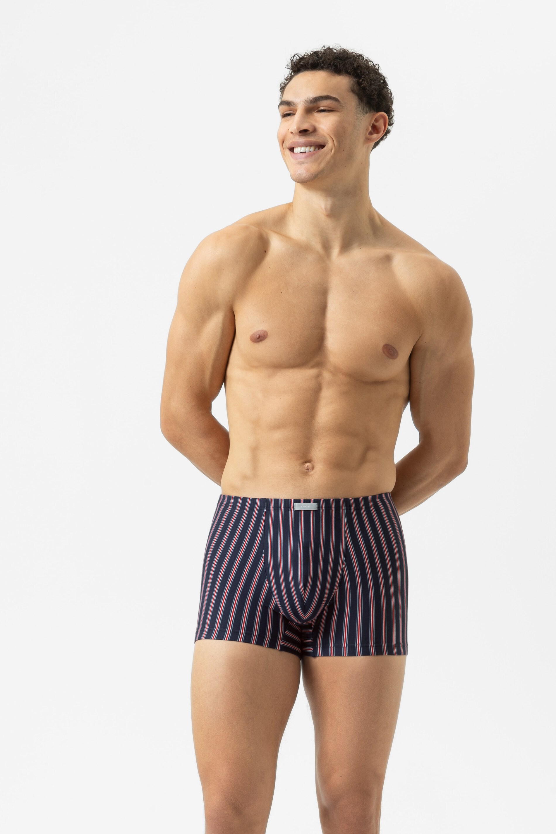 Shorty Serie Red'n Blue Stripes Happy Red von mey