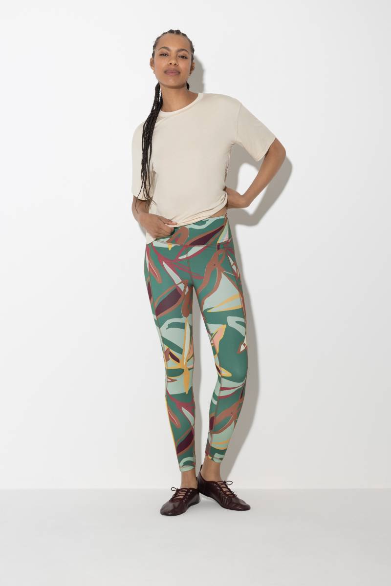 Sport Leggings Serie Super Stretch Eucalyptus Green Sport Leggings Serie Super Stretch Eucalyptus Green von mey