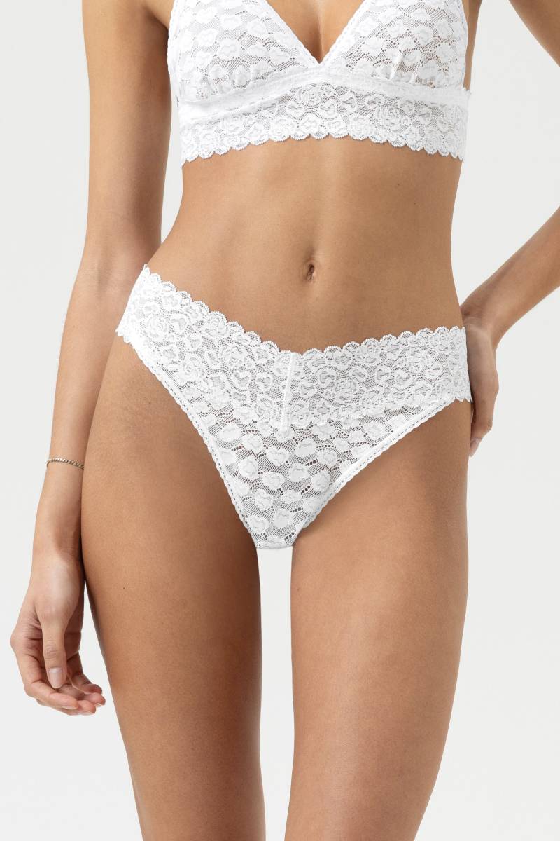 String Serie Savage Lace Weiss von mey