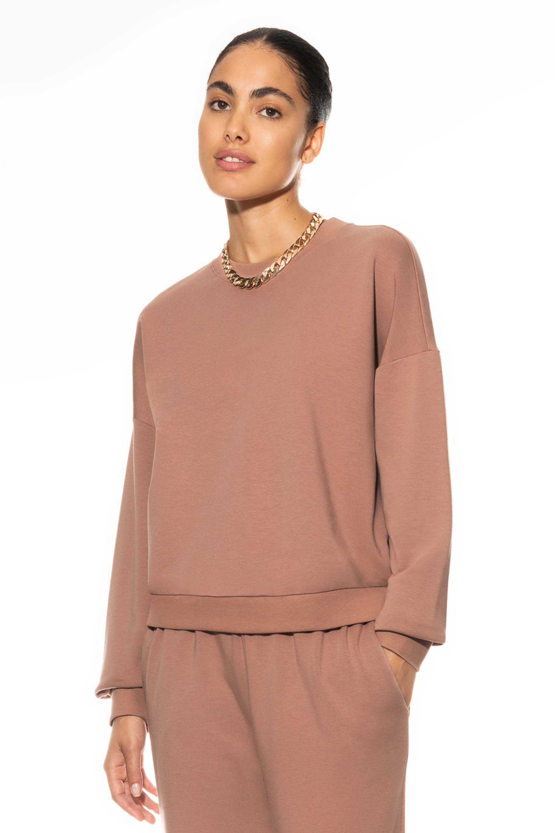 Sweater Serie Rose Creamy Nougat von mey