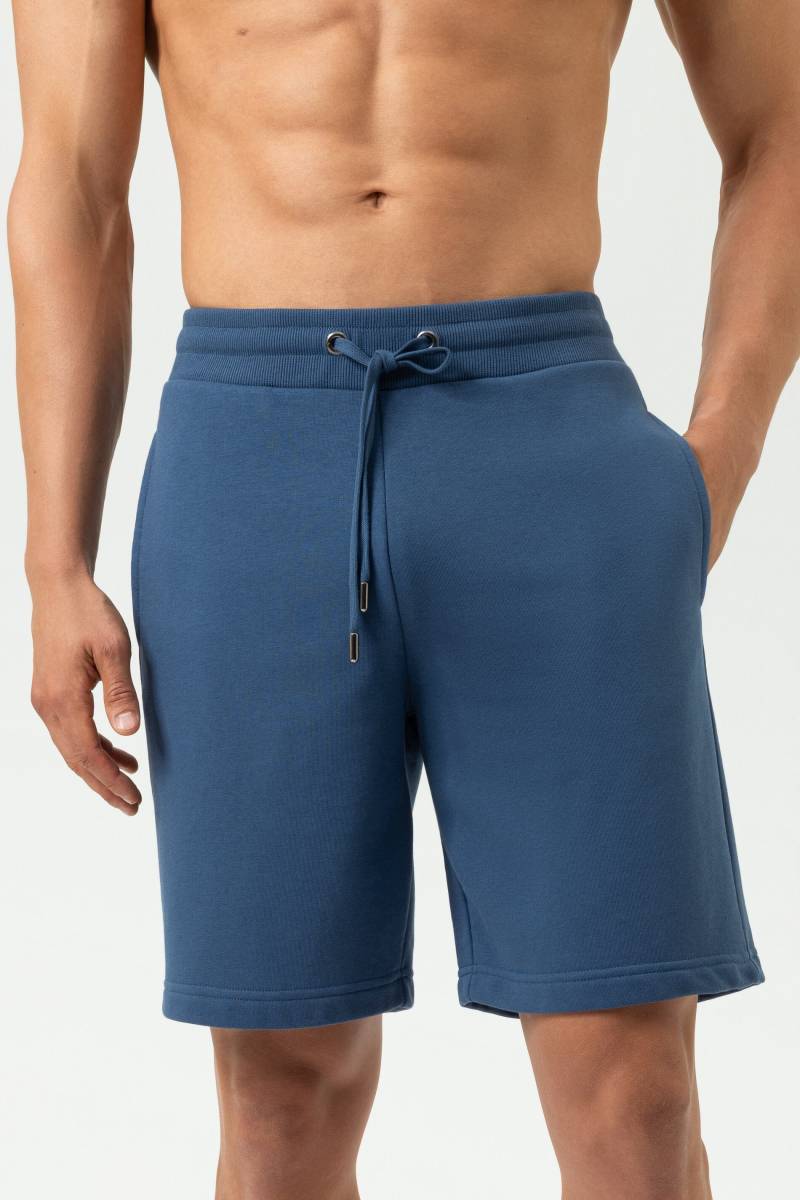 Sweatpants kurz Serie Terry Essentials Hague Blue von mey