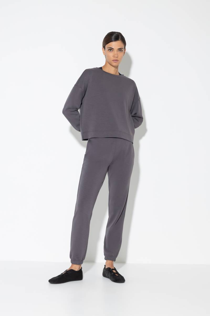 Sweatshirt Serie Pure Softness Serious Grey von mey