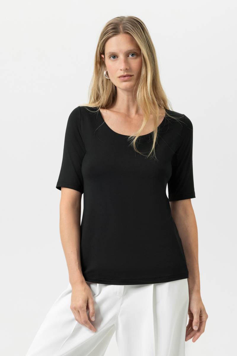 T-Shirt Serie Blazershirt Schwarz von mey