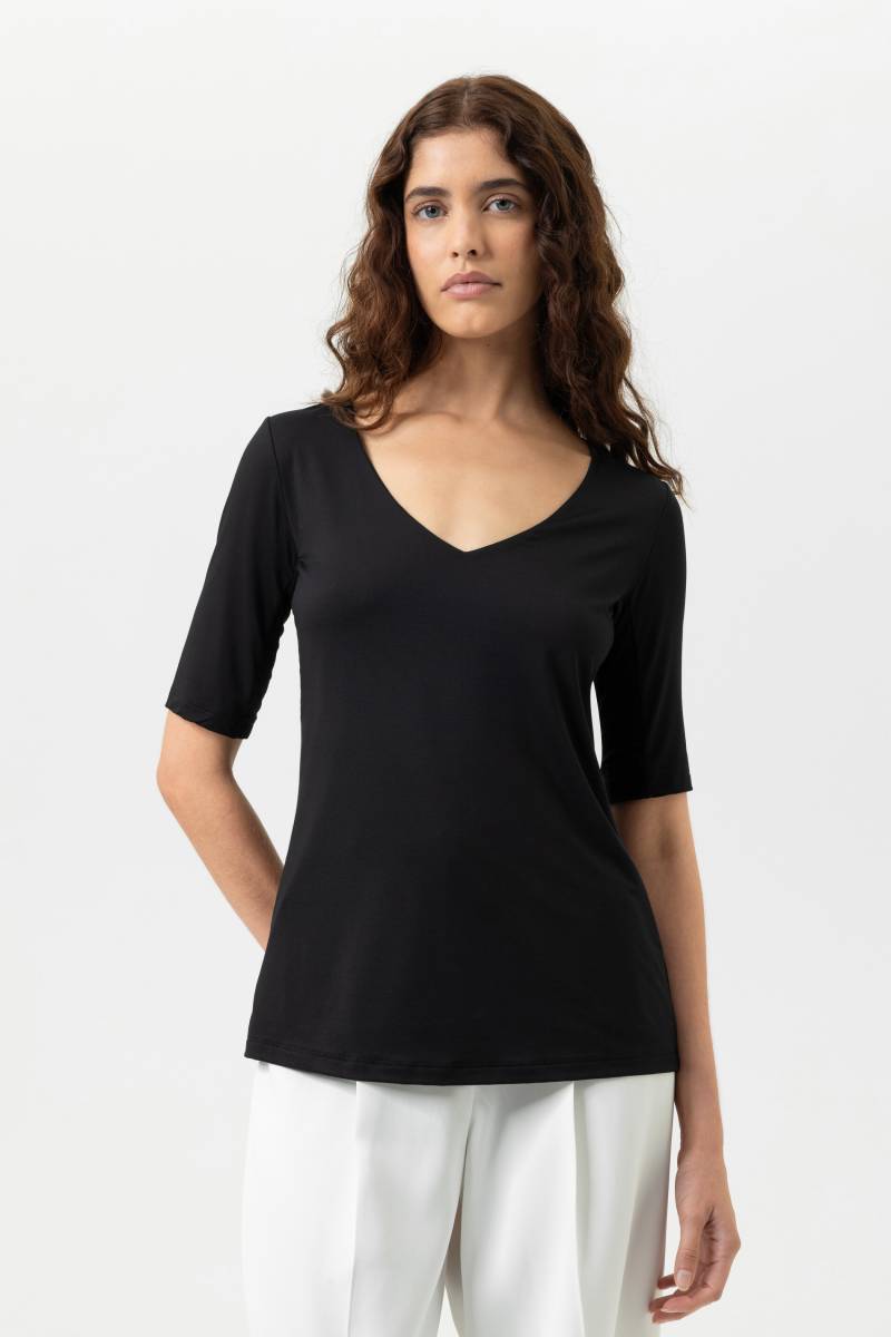 T-Shirt Serie Blazershirt Schwarz von mey