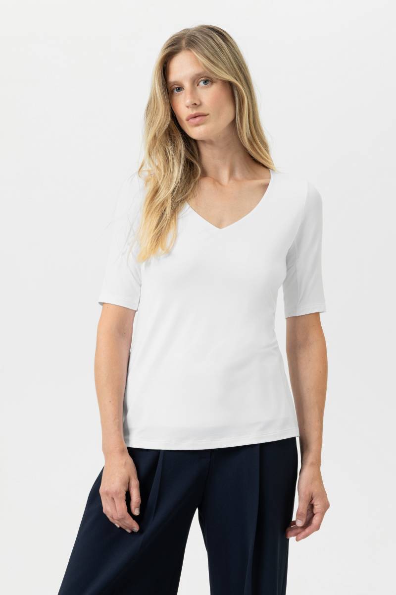 T-Shirt Serie Blazershirt Weiss von mey