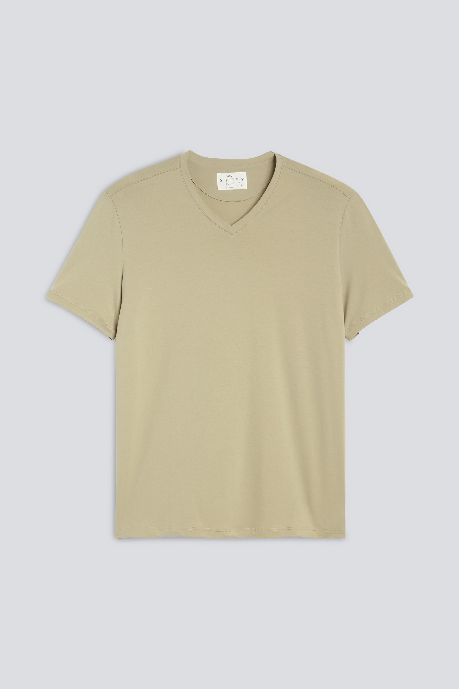 T-Shirt Serie Cotone Strech Green Timber von mey