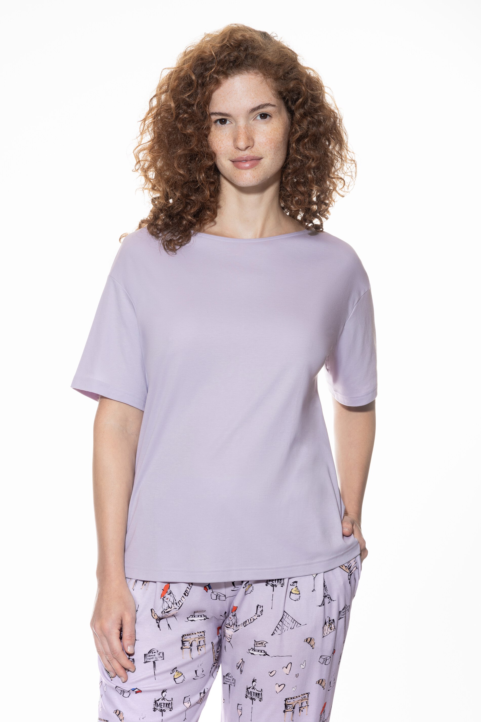 T-Shirt Serie Fine Elegance Violet Cake von mey