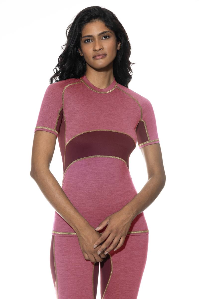 T-Shirt Serie PRFRMNC+ Energetic Red Melange von mey