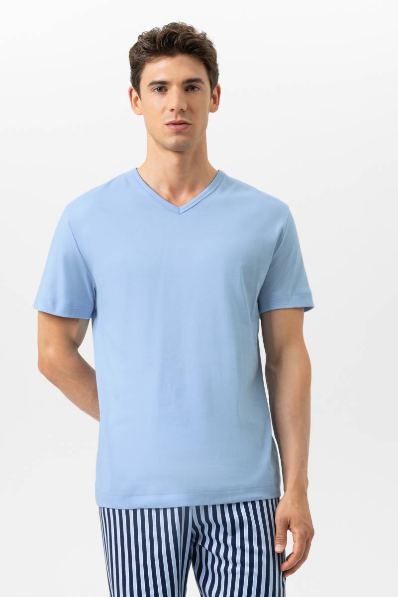 T-Shirt Serie Solid Night Far Blue von mey