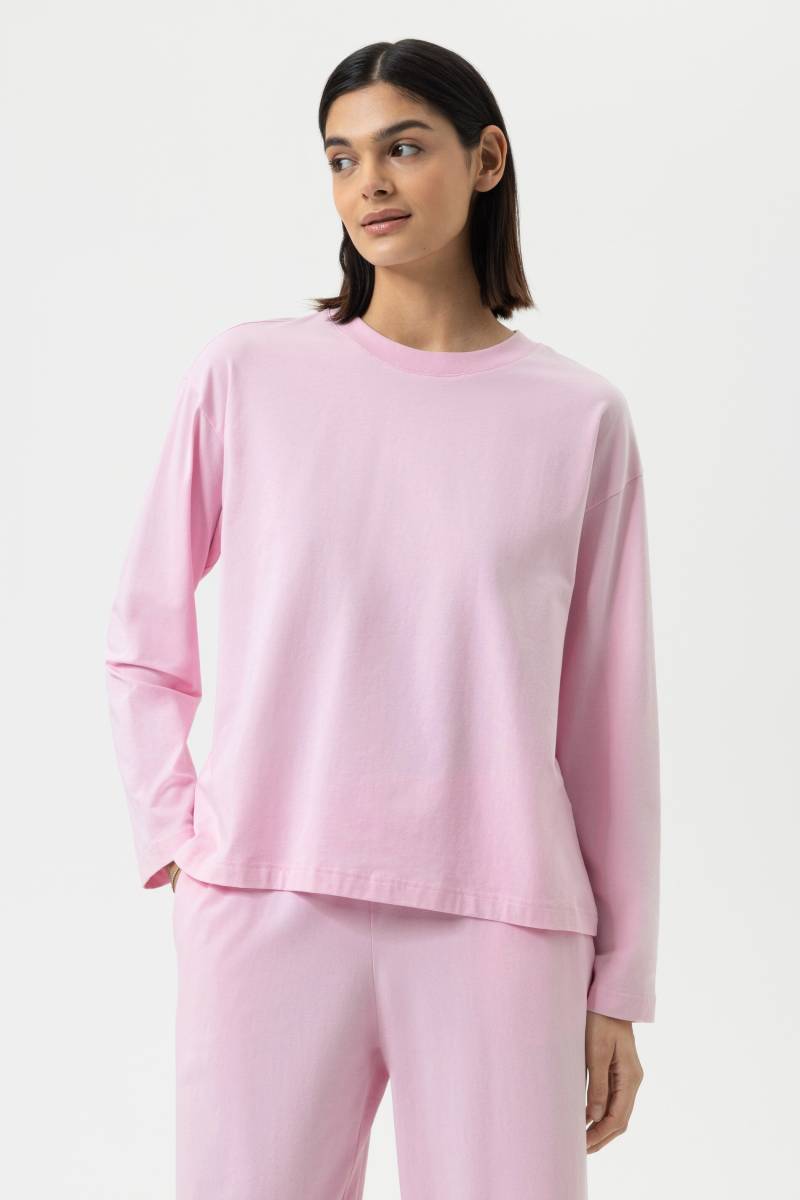 T-Shirt langarm Serie Solid Love Soft Pink von mey