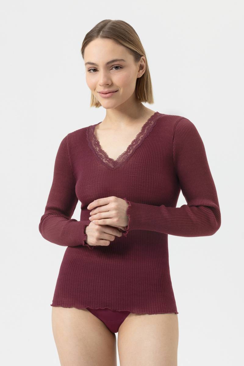 T-Shirt langarm Serie Wool Expressive Boysenberry T-Shirt langarm Serie Wool Expressive Boysenberry von mey