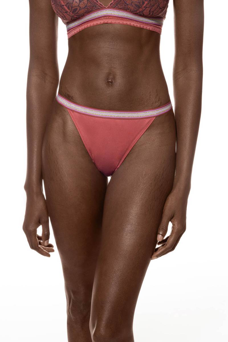 Tanga Serie Poetry Glam Marsala Red von mey
