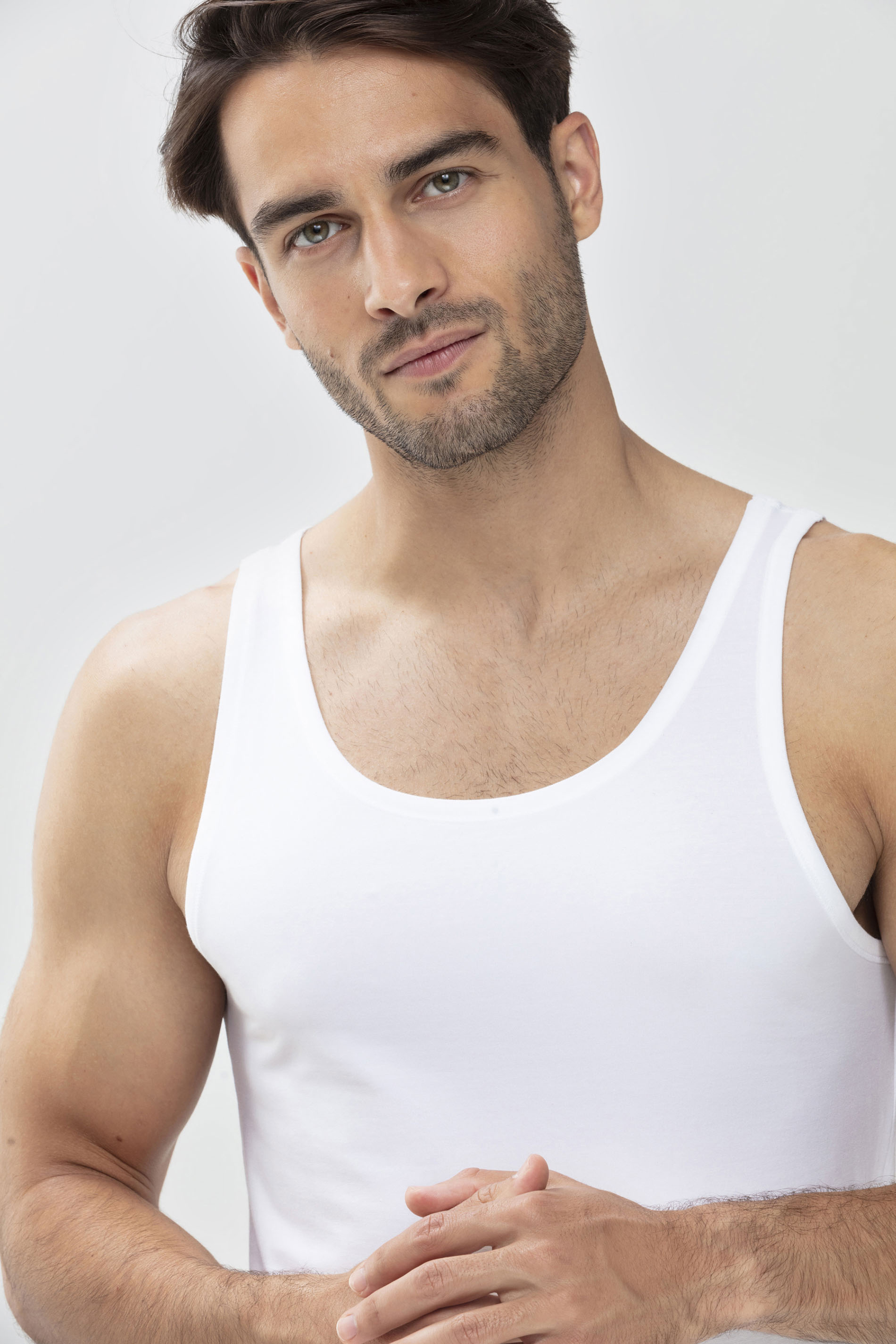 Tank Top Serie Dry Cotton Weiss von mey