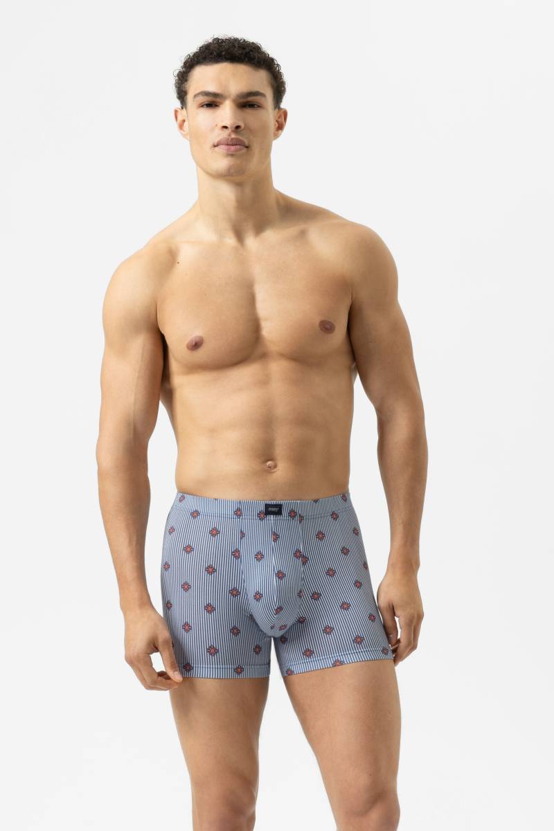 Trunk Shorty Serie Stripes With Small Pattern Galactic Blue von mey