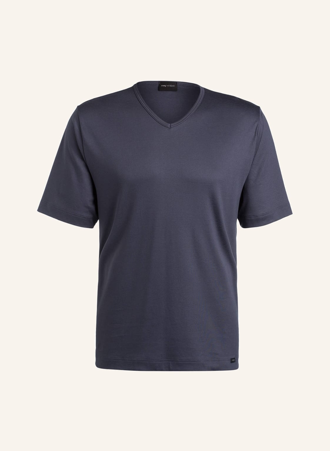 Mey Lounge-Shirt Serie Basic Lounge grau von mey