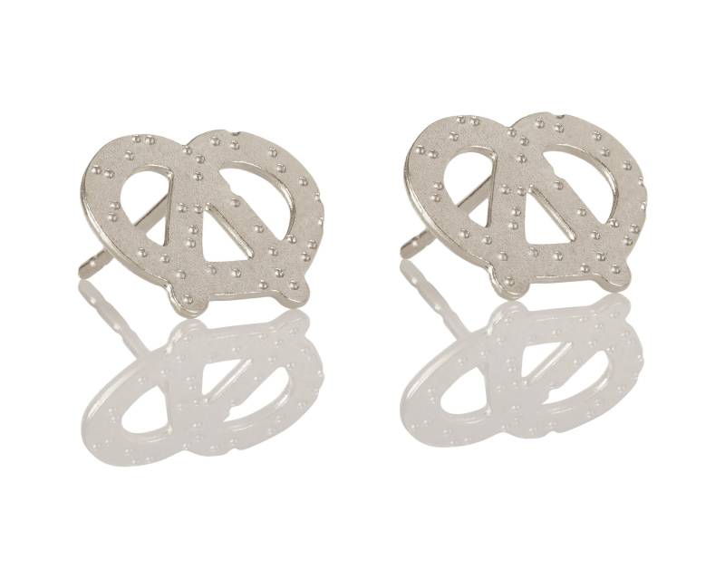 Silber Brezel Ohrringe, Bagel Ohrstecker, Gesalzene Knoten Schmuck, Miniatur Essen Ohrringe Silber Brezel Ohrringe, Bagel Ohrstecker, Gesalzene Knoten Schmuck, Miniatur Essen Ohrringe von meytalbarnoy