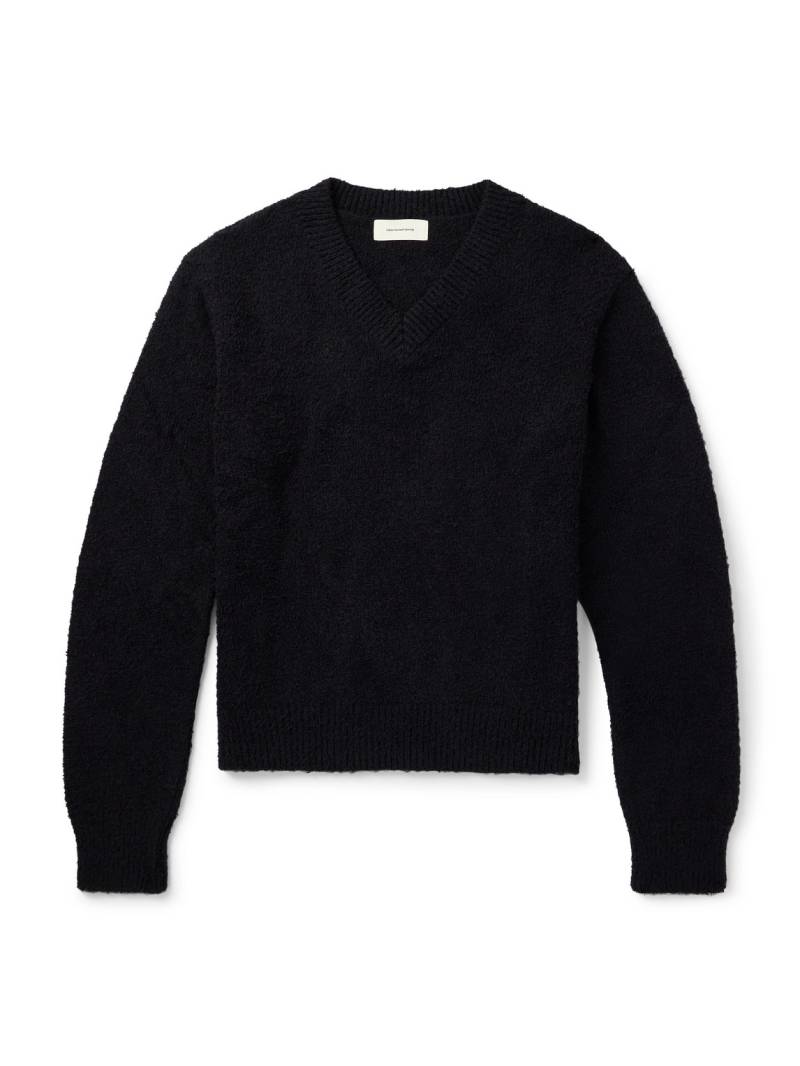 mfpen - Combed Organic Cotton Sweater - Men - Black - XL von mfpen