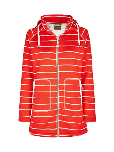 mh michael heinen Damen Fleecejacke Usedom, mit Kragen und Kapuze, wärmend, pflegeleicht, kuschelig von mh michael heinen
