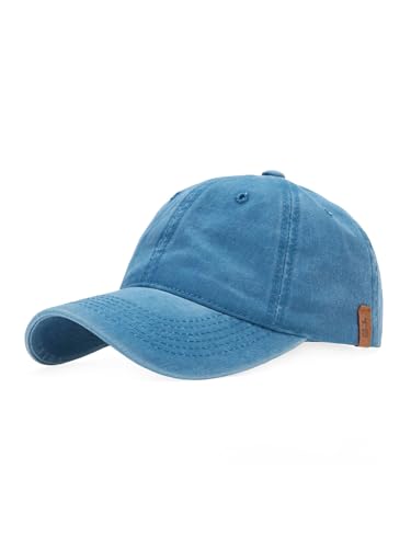 mh michael heinen Unisex Baseball Cap, Verstellbarer Riemen, Basecap, Kappe, Baumwollcap, Cap, 100% Baumwolle, modisch Blue OS von mh michael heinen