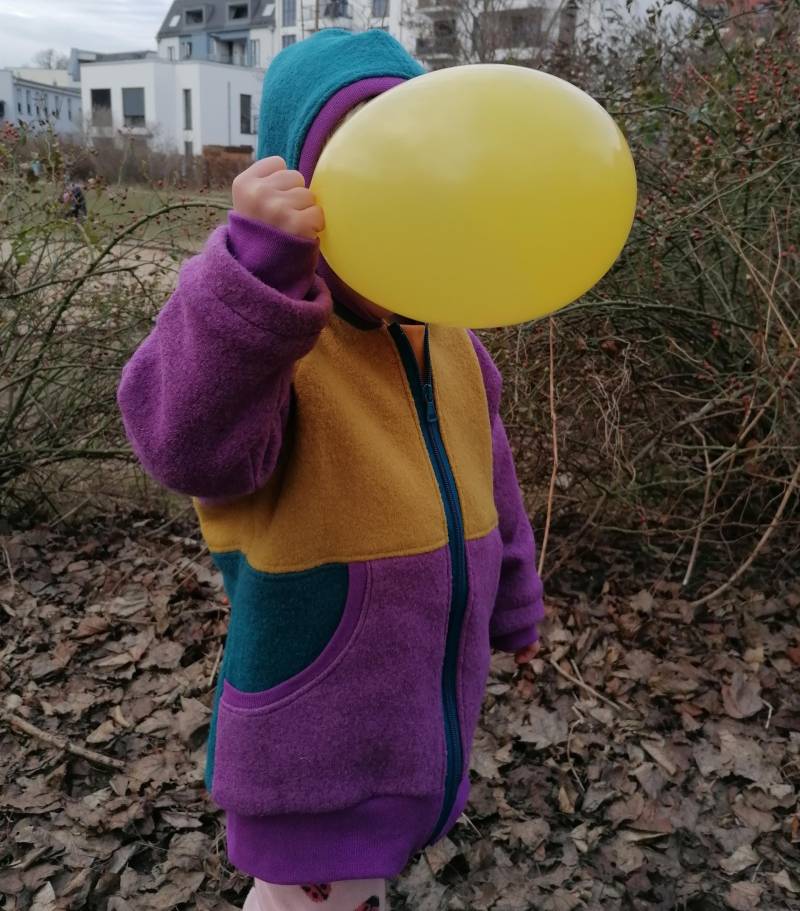 Wollwalk Jacke Colorblock von miDesignBerlin