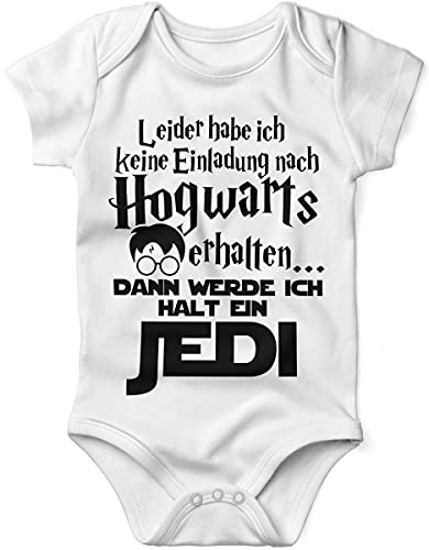 miKalino Babybody mit Spruch für Jungen Mädchen Unisex kurzarm Leider habe ich keine Einladung nach Hogwarts erhalten... | handbedruckt in Deutschland, Farbe:weiss, Grösse:68 von miKalino