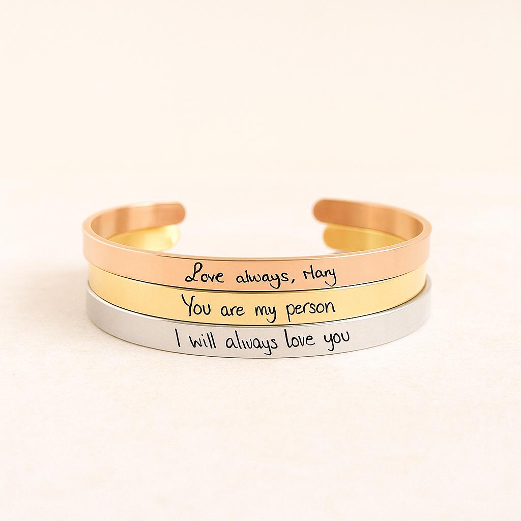 Benutzerdefinierte Handgeschriebene Armband Für Frauen, Personalisierte Gedenkarmband, Signature Schmuck, Gedenkschmuck Benutzerdefinierte Handgeschriebene Armband Für Frauen, Personalisierte Gedenkarmband, Signature Schmuck, Gedenkschmuck von miamiabrand