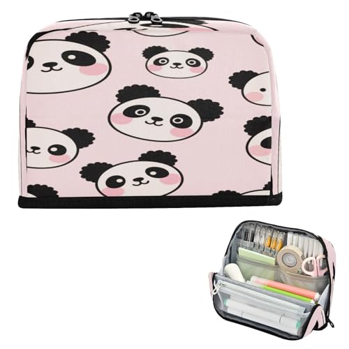 Federmäppchen, große Kapazität, Make-up-Tasche, weiche Schreibwaren-Tasche für Teenager, Kosmetik, niedlicher Cartoon, rosa, Panda, Bolsas de Maquillaje para mujer Federmäppchen, große Kapazität, Make-up-Tasche, weiche Schreibwaren-Tasche für Teenager, Kosmetik, niedlicher Cartoon, rosa, Panda, Bolsas de Maquillaje para mujer von miaozhen