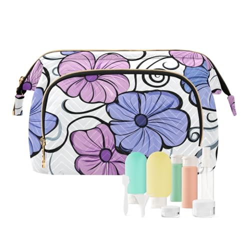 Kosmetiktasche mit neuseeländischem Koru, Blumenmotiv, für Damen, Münzbörse für persönliche Gegenstände, Organizer, Bolsas para monedas de mujer, Neuseeländische Koru-Schönheitsblumen, Modern von miaozhen