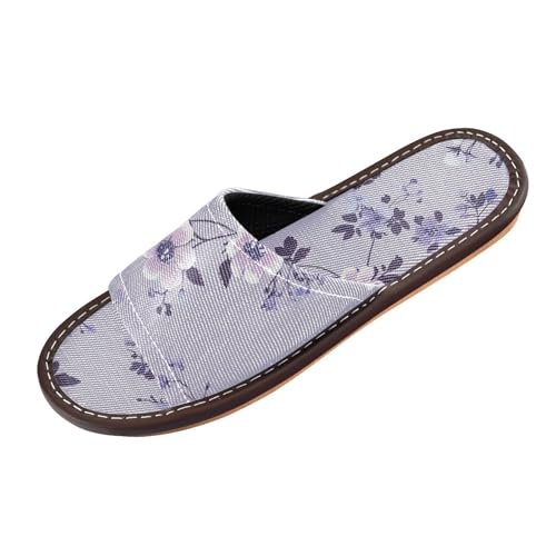 Old Slow Style Violet Vanille Floral Spa Shower Slippers Indoor Washable Cute Customization Slides Sandals for Travel, Hotel, Party, Guests sandalias para mujer, Old Slow Style Violet Vanilla Floral Old Slow Style Violet Vanille Floral Spa Shower Slippers Indoor Washable Cute Customization Slides Sandals for Travel, Hotel, Party, Guests sandalias para mujer, Old Slow Style Violet Vanilla Floral von miaozhen