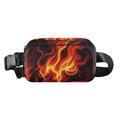 Red Fire Hüfttasche für Damen und Herren, wasserdicht, mit verstellbarem Gurt, für Reisen, Fitnessstudio, Arbeit, Mochilas para hombres de cintura, Rotes Feuer, wunderschöne Verbrennung, Modern Red Fire Hüfttasche für Damen und Herren, wasserdicht, mit verstellbarem Gurt, für Reisen, Fitnessstudio, Arbeit, Mochilas para hombres de cintura, Rotes Feuer, wunderschöne Verbrennung, Modern von miaozhen