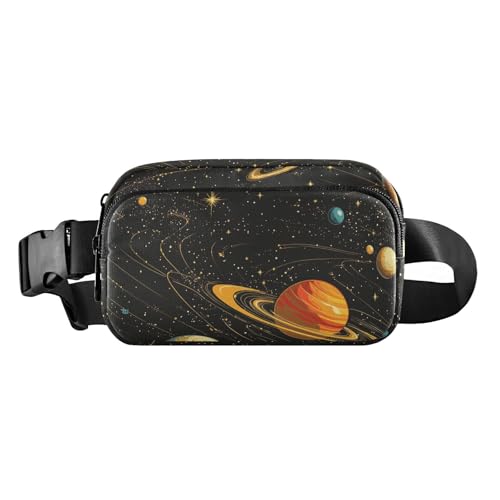 Weltraumplanet Mode Crossbody Taillen-Beutel Business-Frauen Multifunktions mit verstellbarem Lauftrainer bolso de lado Paar, Weltraumplanet, Modern, Space Planet, Modern von miaozhen