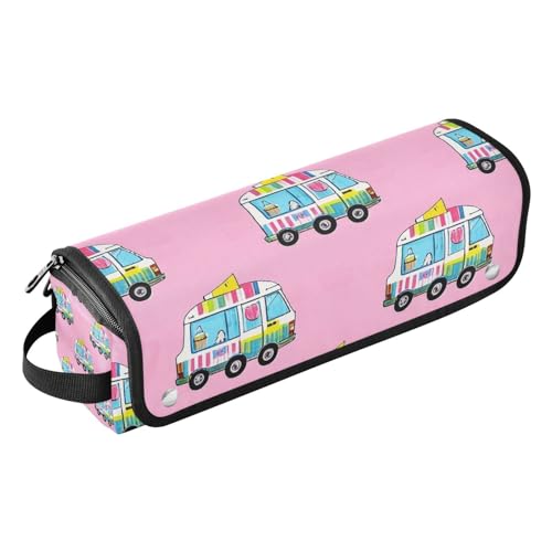 miaozhen 2-in-1-Haar-Werkzeug-Organizer und hitzebeständige Matte, Tragetasche, flacher Lockenstab, wasserdichter Organizer für heiße Werkzeuge, Lockenstab und Glätteisen, Volumizer Styler, rosa von miaozhen