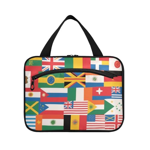 miaozhen Bunte Cartoon-Nationalflagge zum Aufhängen, große Reise-Kulturbeutel mit Haken, Designer-unverzichtbar für Herren, Bolso Viajero Para Mujer L, Bunte Cartoon-Nationalflagge, Modern miaozhen Bunte Cartoon-Nationalflagge zum Aufhängen, große Reise-Kulturbeutel mit Haken, Designer-unverzichtbar für Herren, Bolso Viajero Para Mujer L, Bunte Cartoon-Nationalflagge, Modern von miaozhen