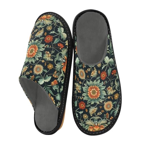 miaozhen Damen Hausschuhe Elegant Blume Dunkelgrün und Schwarz Frauen Hausschuhe Indoor Memory Foam Slipper Schuhe Haus Hausschuhe Zimmer Hausschuhe 11 miaozhen Damen Hausschuhe Elegant Blume Dunkelgrün und Schwarz Frauen Hausschuhe Indoor Memory Foam Slipper Schuhe Haus Hausschuhe Zimmer Hausschuhe 11 von miaozhen