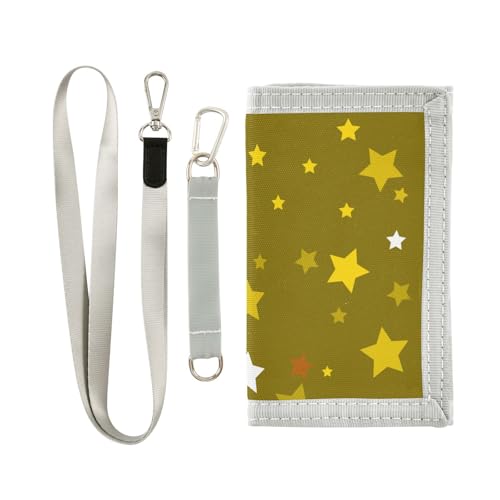 miaozhen Geldbörse mit Cartoon-Stern, goldfarben, dreifach gefaltet, für Männer, Geschenke für junge Menschen, coole, stabile Faltbörse mit Umhängeband, Billetera Para Hombre, Cartoon-Stern, Gold, 1 miaozhen Geldbörse mit Cartoon-Stern, goldfarben, dreifach gefaltet, für Männer, Geschenke für junge Menschen, coole, stabile Faltbörse mit Umhängeband, Billetera Para Hombre, Cartoon-Stern, Gold, 1 von miaozhen
