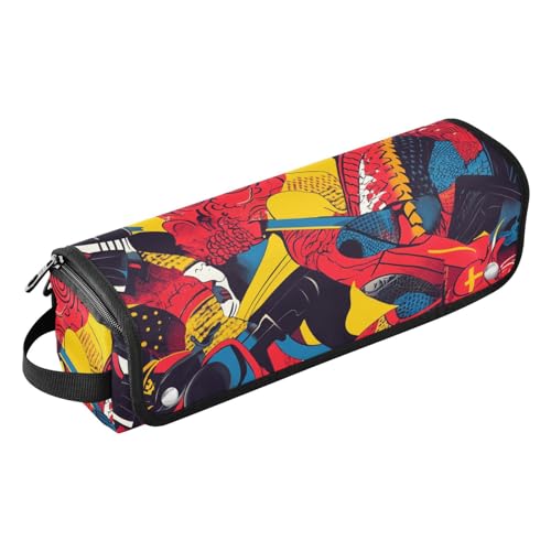 miaozhen Haarwerkzeug-Reisetasche für Damen, mit Eisenmatte, Lockenstab Reisehalter, Aufbewahrungstasche für Flacheisen, heiße Werkzeuge und Haarpflegezubehör, japanischer Stil, Reisezubehör de para, von miaozhen