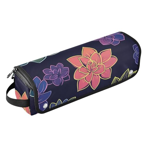 miaozhen Haarwerkzeug-Reisetasche für Frauen mit hitzebeständiger Matte, wasserdichter Lockenstab Reiseetui für Glätteisen, Glätteisen, Lockenstäbe, Sukkulenten, Metall-Stil, Reisetasche für miaozhen Haarwerkzeug-Reisetasche für Frauen mit hitzebeständiger Matte, wasserdichter Lockenstab Reiseetui für Glätteisen, Glätteisen, Lockenstäbe, Sukkulenten, Metall-Stil, Reisetasche für von miaozhen