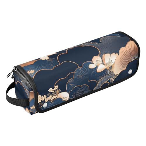 miaozhen Haarwerkzeug-Reisetasche für Frauen und hitzebeständige Matte mit Reißverschluss, wasserdicht, tragbar, offen, flach, Reisetasche für Lockenstab Glätteisen, flacher Haartrockner, Cartoon, von miaozhen