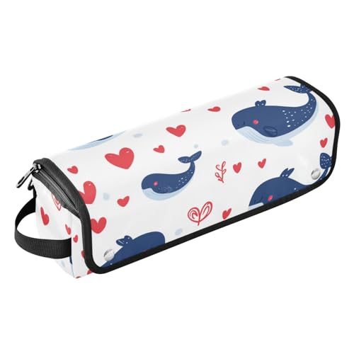 miaozhen Hot Hair Tools Reisetasche mit herausnehmbarer hitzebeständiger Matte, wasserdicht, flacher Lockenstab, Reise-Organizer für Glätteisen, Lockenstäbe, Blau, Valentinswal-Liebe, Frauen, Blauer von miaozhen