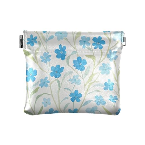 miaozhen Kleingeldhalter für Damen, Motiv: frische blaue Blumen im Sommer, Kartenorganizer, wasserdicht, mit Verschluss, für Monedas, Frische blaue Blumen im Sommer, 1 size miaozhen Kleingeldhalter für Damen, Motiv: frische blaue Blumen im Sommer, Kartenorganizer, wasserdicht, mit Verschluss, für Monedas, Frische blaue Blumen im Sommer, 1 size von miaozhen