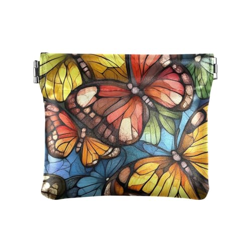 miaozhen Mdkynzi4mzc0ewftbwdjuehkclaz Kleine Geldbörse aus Leder, praktische Mini-Make-up-Tasche für Männer und Frauen, Reisen, Monedas, MDkyNzI4Mzc0eWFTbWdJUEhKclAz(1), 1 size von miaozhen