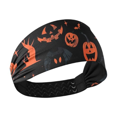 miaozhen Nightmare Trunk Or Treat Hallowwen rutschfest? Breites Stirnband, dehnbares Haarband für Laufen, Fußball, Sport, Radfahren, Bandas para el sudor von miaozhen