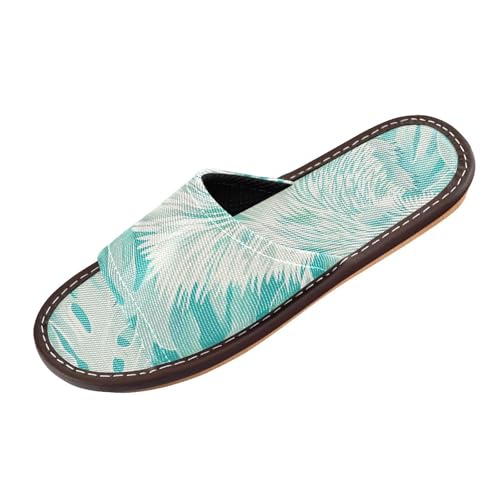 miaozhen Old Slow Style Igel Seafoam Turquoise Spa Shower Slippers Indoor and Outdoor Ultralight Cute para personalizar Slip-on Home Shoes for Travel, Pool, Party pantuflas para hombres, Old Slow von miaozhen