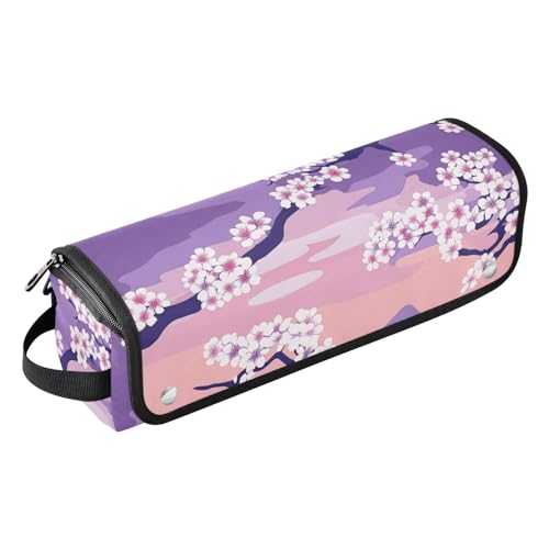 miaozhen Reise-Werkzeugtasche und hitzebeständige Matte, Heizwerkzeuge, Reisetasche, Organizer für Glätteisen, heiße Werkzeuge und Haarpflegezubehör, Lavendel, japanischer Stil, Reisezubehör, von miaozhen