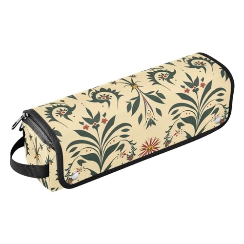 miaozhen Reisetasche für Frauen mit Eisenmatte, tragbarer Haarstyling-Werkzeug-Organizer für Glätteisen, Glätteisen, Lockenstäbe, Love Eryngium, mexikanische Volkskunst, tragbarer Organizer, Love von miaozhen