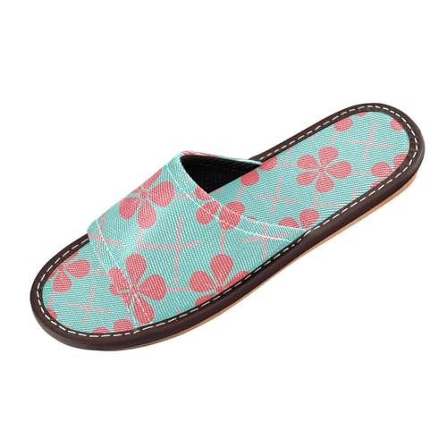miaozhen Rote Blumen blaugrüne Spa-Sandalen für drinnen und draußen, atmungsaktiv, gemütlich, individuelle Anpassung, offener Zehenbereich, Slipper, für Flugzeuggäste, Party, Pantuflas para ni?as miaozhen Rote Blumen blaugrüne Spa-Sandalen für drinnen und draußen, atmungsaktiv, gemütlich, individuelle Anpassung, offener Zehenbereich, Slipper, für Flugzeuggäste, Party, Pantuflas para ni?as von miaozhen
