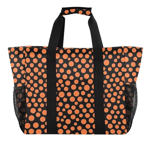 miaozhen Strandtasche Fossa Coral Polka Dot zusammenklappbar wasserdicht mit Griffen miaozhen Strandtasche Fossa Coral Polka Dot zusammenklappbar wasserdicht mit Griffen von miaozhen